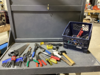 CRATE W/ASSORTED TOOLS