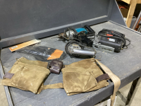 MASTERCRAFT TOOL BELT, MAKITA CORDED 13MM DRILL, B+D JIGSAW, 3/8&rdquo; POWERHOUSE DRILL