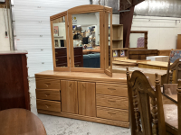 LONG DRESSER W/ MIRROR