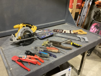 ROTARY TOOL ACCESSORIES,HACKSAW, SCRAPER, SPRINKLER HEADS, SCREW DRIVERS, PLIERS,
