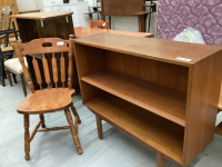BOOKCASE & SIDE CHAIR