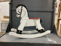 WOOD ROCKING HORSE