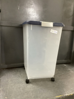 PLASTIC ROLLING STORAGE BIN