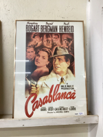 FRAMED CASABLANCA MOVIE POSTER