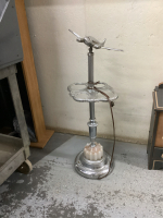 ANTIQUE ASHTRAY STAND W/ AIRPLANE