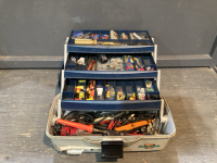 FLAMBEAU TACKLE BOX WITH ELECTRICAL SUPPLY