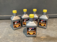 (5) CONTAINERS OF 4 STROKE OIL