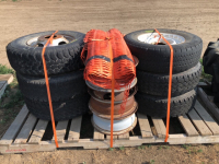 Next pallet tires rims snow fence