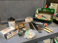 LAWN MOWER DETHATCHING BLADES, CAMLOCK, SUCTION GLASS HANDLER
