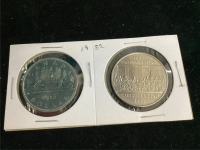 CANADA 1982 DOLLAR & 50 CENT PIECE