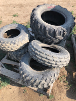 Seven Mismatched quad tires