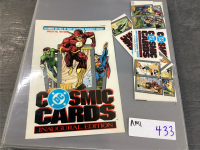 BINDER W/ DC COMIC CARDS