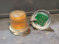 (2) AMBER BEACON LIGHTS