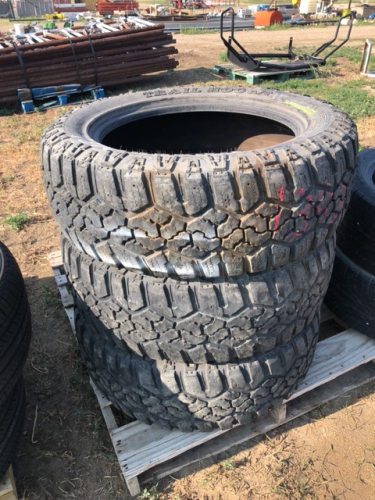 Three trail hog truck tires