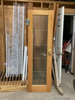 PANTRY DOOR W/ FROSTED GLASS