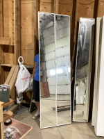 (2) MIRRORED BI--FOLD CLOSET DOORS