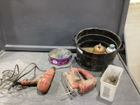 SKIL JIGSAW, B&D DRILL, TBAR HOOKS, HYDRAULIC FITTINGS, FILTERS