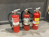 (3) FIRE EXTINGUISHERS -ABC