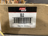 CASE OF (12) BALDWIN B2 FILTERS