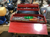 BEACH TOOL BOX WITH CONTENTS