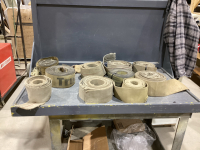 BOX W/ (10) STRAPS - MOST WITHOUT ENDS