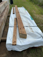 Bundle of 6 x 6 lumber