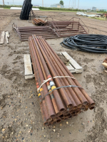 36 length's of 10'6" pre cut pipe . BIDDING PER PIPE