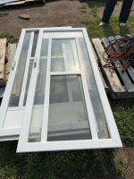 Pallet of two exterior doors