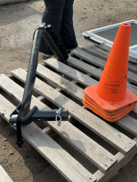 Bike Rack and Traffic Cones