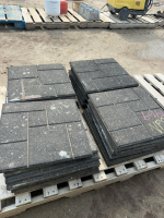 Pallet of rubber matting