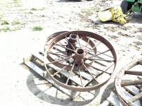 (2) STEEL WHEELS