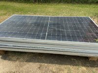 Stack of solar panels
