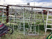 (5) LIGHT UP CHRISTMAS PANELS W/ ROPE LIGHTS