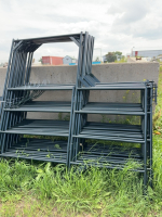 (2) 7 foot walk-through gates and panel / BIDDING PER PANEL