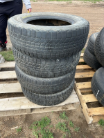Set of four winter force car tires