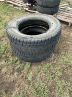 Two Yokohama car tires