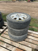 Three tires on GM rims