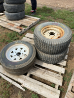 Two sets of small tires