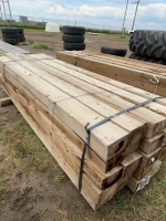 Bundle of 4 x 6 lumber