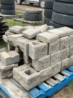 Pallet of concrete block