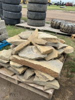 Pallet of flat stone