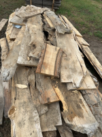 Pallet of miscellaneous, rough, cut slab