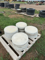 Round garden blocks