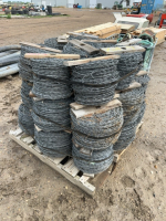 Pallet of barbed wire