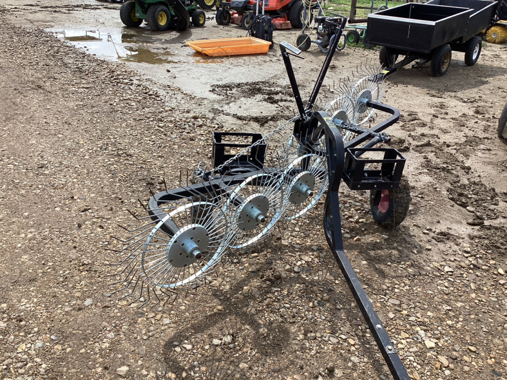 SMALL 6 WHEEL RAKE
