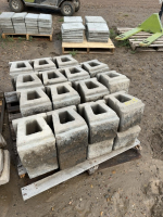 Pallet of concrete block