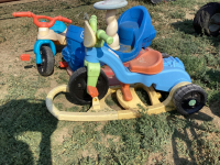 3 PLASTIC YARD TOYS