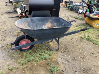 METAL WHEELBARROW W/ METAL FRAME