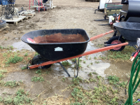 JOBMATE WHEELBARROW W/ WOOD HANDLES