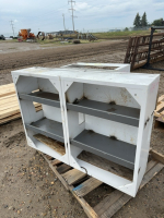 Steel shop shelves